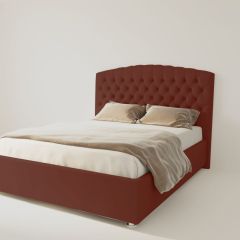 Кровать Берлин без основания 900 (велюр бордо) в Тарко-Сале - tarko-sale.mebel24.online | фото