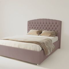 Кровать Берлин без основания 900 (велюр темно-серый) в Тарко-Сале - tarko-sale.mebel24.online | фото
