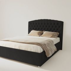 Кровать Берлин с ПМ 1200 (экокожа кольт ч) в Тарко-Сале - tarko-sale.mebel24.online | фото 2