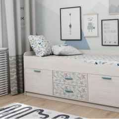 КАПРИЗ-18 Кровать 800 двухъярусная без рисунка в Тарко-Сале - tarko-sale.mebel24.online | фото 2
