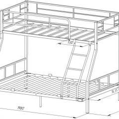 Кровать двухъярусная «Гранада-1 140» в Тарко-Сале - tarko-sale.mebel24.online | фото 6