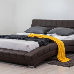 Кровать двойная Оливия 160 + ортопед. основание в Тарко-Сале - tarko-sale.mebel24.online | фото