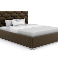 Кровать Коралл интерьерная +основание (200х200) в Тарко-Сале - tarko-sale.mebel24.online | фото 8