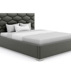 Кровать Коралл интерьерная +основание (200х200) в Тарко-Сале - tarko-sale.mebel24.online | фото 9