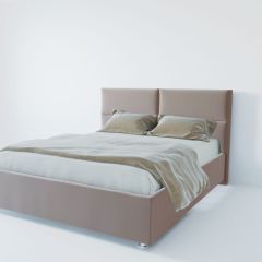 Кровать Корсика с ПМ 1400 (велюр серый) в Тарко-Сале - tarko-sale.mebel24.online | фото 2