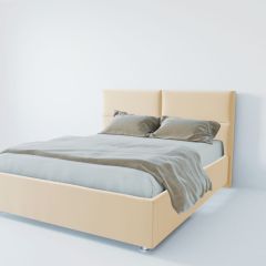 Кровать Корсика с ПМ 1800 (экокожа бежевая) в Тарко-Сале - tarko-sale.mebel24.online | фото 3