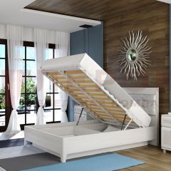 Кровать КР-1071 с мягким изголовьем в Тарко-Сале - tarko-sale.mebel24.online | фото 5
