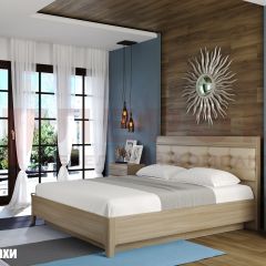 Кровать КР-1074 с мягким изголовьем в Тарко-Сале - tarko-sale.mebel24.online | фото
