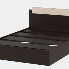 СОФИЯ Кровать КР 1400 (венге/дуб белфорт) щиты в Тарко-Сале - tarko-sale.mebel24.online | фото