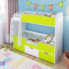 Кровать Малыш 2-х ярусная Малыш Двойняшка (700*1600) в Тарко-Сале - tarko-sale.mebel24.online | фото 2