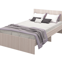 Кровать Мона 1200*2000 (Ясень шимо светлый) ЛДСП в Тарко-Сале - tarko-sale.mebel24.online | фото