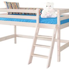 Кровать низкая с наклонной лестницей Соня (Вариант 12) в Тарко-Сале - tarko-sale.mebel24.online | фото 2