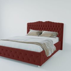Кровать Нягань с ПМ 1400 (велюр бордо) в Тарко-Сале - tarko-sale.mebel24.online | фото