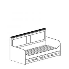 Кровать односпальная с ящиками №250 Белла в Тарко-Сале - tarko-sale.mebel24.online | фото 2