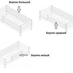 Кровать одноярусная Сонечка (800*1900) модульная в Тарко-Сале - tarko-sale.mebel24.online | фото 3