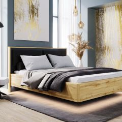 Кровать парящая 1600 с плитой 22 мм ЛИБЕРТИ + основание в Тарко-Сале - tarko-sale.mebel24.online | фото 2