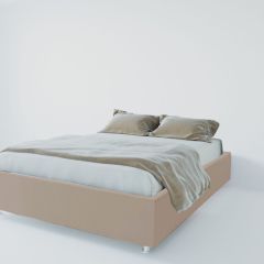 Кровать Подиум с ПМ 1200 (велюр серый) в Тарко-Сале - tarko-sale.mebel24.online | фото 1