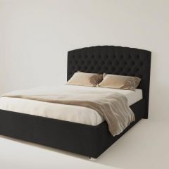 Кровать Берлин без основания 900 (экокожа кольт ч) в Тарко-Сале - tarko-sale.mebel24.online | фото