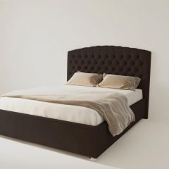 Кровать Берлин без основания 800 (экокожа коричневая) в Тарко-Сале - tarko-sale.mebel24.online | фото
