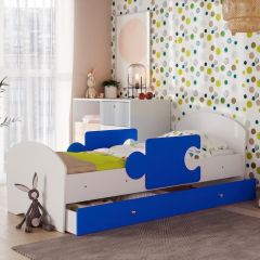 Кровать "Мозайка" на ламелях + бортики + ящики в Тарко-Сале - tarko-sale.mebel24.online | фото 4