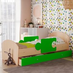 Кровать "Мозайка" на ламелях + бортики + ящики в Тарко-Сале - tarko-sale.mebel24.online | фото 5