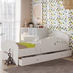 Кровать "Мозайка" на ламелях + бортики + ящики в Тарко-Сале - tarko-sale.mebel24.online | фото 6