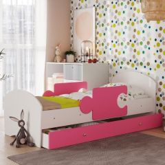 Кровать "Мозайка" на ламелях + бортики + ящики в Тарко-Сале - tarko-sale.mebel24.online | фото 12
