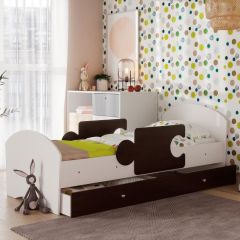 Кровать "Мозайка" на щитах + бортики + ящики в Тарко-Сале - tarko-sale.mebel24.online | фото 5