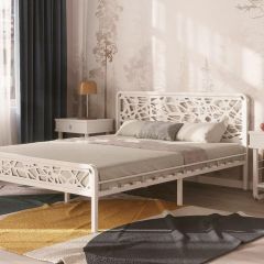 Кровать "Орион" КМД16 Белая (1200*2000) (ножки-белые) в Тарко-Сале - tarko-sale.mebel24.online | фото