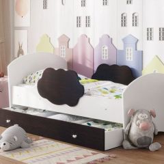 Кровать "Тучка" на щитах с бортиками + ящик в Тарко-Сале - tarko-sale.mebel24.online | фото 11