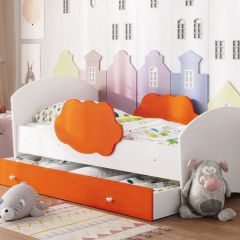 Кровать "Тучка" на щитах с бортиками + ящик в Тарко-Сале - tarko-sale.mebel24.online | фото 13