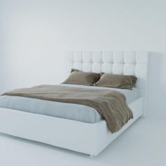 Кровать Венеция без основания 800 (экокожа белая) в Тарко-Сале - tarko-sale.mebel24.online | фото