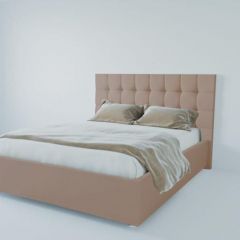 Кровать Венеция без основания 800 (велюр серый) в Тарко-Сале - tarko-sale.mebel24.online | фото