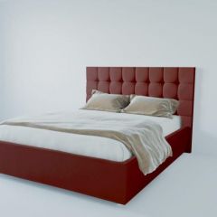 Кровать Венеция без основания 900 (велюр бордо) в Тарко-Сале - tarko-sale.mebel24.online | фото