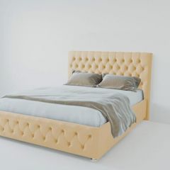 Кровать Версаль 1600 без основания (экокожа бежевый) в Тарко-Сале - tarko-sale.mebel24.online | фото