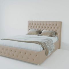 Кровать Версаль 1800 без основания (велюр светло серый) в Тарко-Сале - tarko-sale.mebel24.online | фото