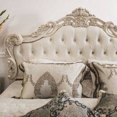 Кровать с мягким изголовьем Патрисия (1600) крем в Тарко-Сале - tarko-sale.mebel24.online | фото 4