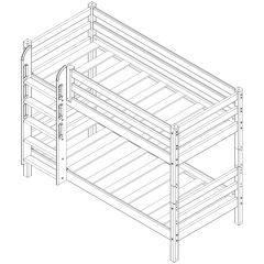 Кровать Сонечка 2-х ярусная (модульная) в Тарко-Сале - tarko-sale.mebel24.online | фото 6