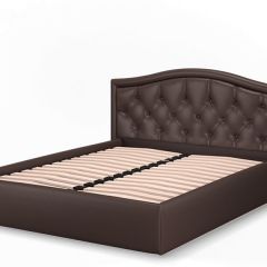 Кровать Стелла 1200 + Основание (Лесмо brown) коричневый в Тарко-Сале - tarko-sale.mebel24.online | фото 3
