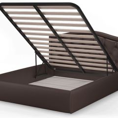 Кровать Стелла 1600*2000 Rock 05 (коричневый) в Тарко-Сале - tarko-sale.mebel24.online | фото 4