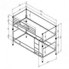 Кровать-трансформер Дельта Лофт-20.02.02 Белый в Тарко-Сале - tarko-sale.mebel24.online | фото 3