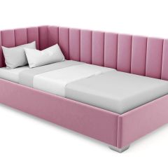 Кровать угловая Хлоя интерьерная +основание (80х200) в Тарко-Сале - tarko-sale.mebel24.online | фото 6