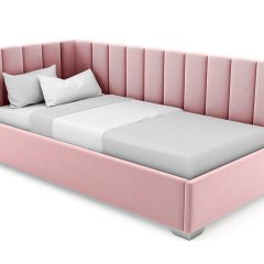 Кровать угловая Хлоя интерьерная +основание (90х200) в Тарко-Сале - tarko-sale.mebel24.online | фото 11