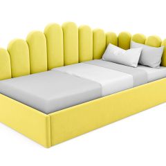 Кровать угловая Лилу интерьерная +основание (80х200) в Тарко-Сале - tarko-sale.mebel24.online | фото 13