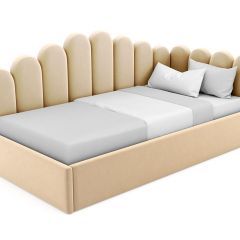 Кровать угловая Лилу интерьерная +основание (80х200) в Тарко-Сале - tarko-sale.mebel24.online | фото 17