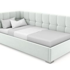 Кровать угловая Мия интерьерная +основание (80х200) в Тарко-Сале - tarko-sale.mebel24.online | фото 5
