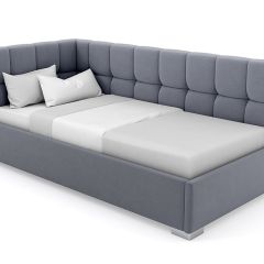 Кровать угловая Мия интерьерная +основание (80х200) в Тарко-Сале - tarko-sale.mebel24.online | фото 8