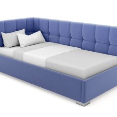 Кровать угловая Мия интерьерная +основание (80х200) в Тарко-Сале - tarko-sale.mebel24.online | фото 9
