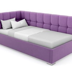 Кровать угловая Мия интерьерная +основание (80х200) в Тарко-Сале - tarko-sale.mebel24.online | фото 20