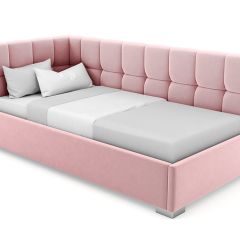Кровать угловая Мия интерьерная +основание (90х200) в Тарко-Сале - tarko-sale.mebel24.online | фото 10